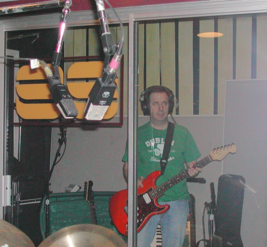 Mark in the isolation booth