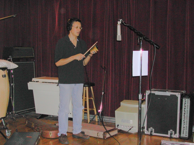 Doug adds percussion