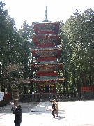 Pagoda near entrance to Toshogu shrine at Nikko