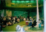 Musicians peforming in Chinese pavilion, World Expo 2005, Nagoya