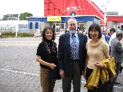 Neil with Japanese friends, World Expo 2005, Nagoya