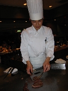 Teppenyaki chef, Imperial Hotel, Tokyo